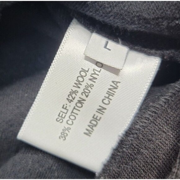 Proenza Schouler Wool Blend Black Tie Side Accent Sweater Top Size L - Picture 14 of 14